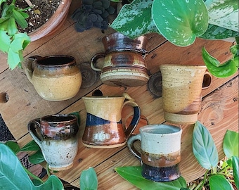 Vintage pottery mug, handmade mug, ceramic mug, pottery mug, vintage, handmade, stoneware mug, vintage pottery, mug, pottery, vintage mug