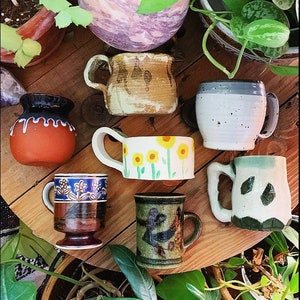 Vintage pottery mug, handmade mug, ceramic mug, pottery mug, vintage, handmade, stoneware mug, vintage pottery, mug, pottery, vintage mug