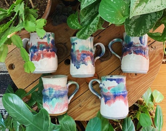 Vintage pottery mug, handmade mug, ceramic mug, pottery mug, vintage, handmade, stoneware mug, vintage pottery, mug, pottery, vintage mug