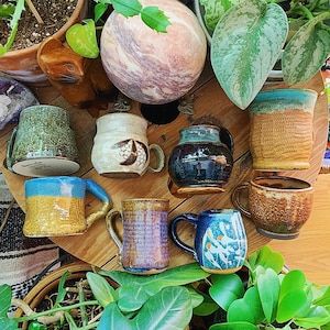 Vintage pottery mug, handmade mug, ceramic mug, pottery mug, vintage, handmade, stoneware mug, vintage pottery, mug, pottery, vintage