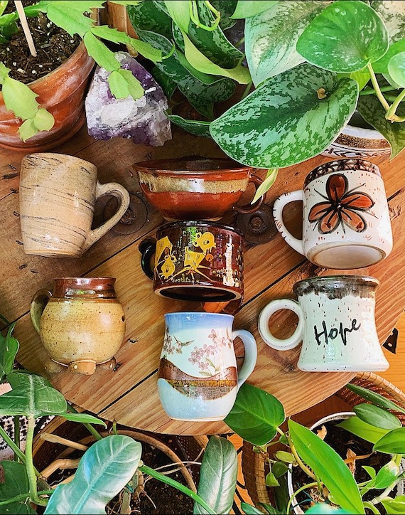 Vintage pottery mug, handmade mug, ceramic mug, pottery mug, vintage, handmade, stoneware mug, vintage pottery, mug, pottery, vintage mug