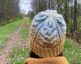 KNITTING PATTERN | Elk and Vine Hat PDF File | Knit Hat Pattern | Knit Pattern