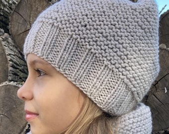 KNITTING PATTERN x Knit Hat Pattern, The Basalt Beanie