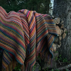 CROCHET PATTERN x Crochet Blanket Pattern, Colorful Crochet, Easy Crochet Blanket, The Orion Blanket
