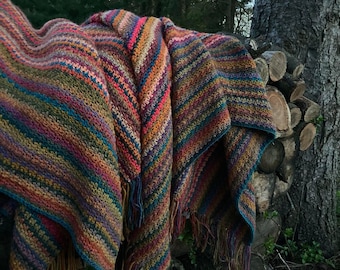 CROCHET PATTERN x Crochet Blanket Pattern, Colorful Crochet, Easy Crochet Blanket, The Orion Blanket