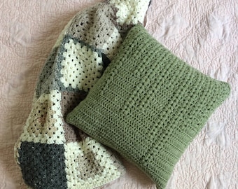 Weeping Willow Crochet Pillow Pattern, Nature Inspired (PDF Pattern)