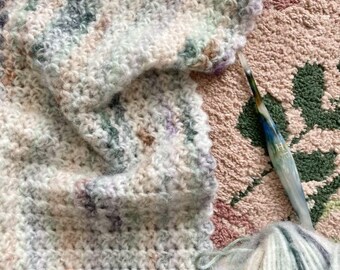 Hyacinth Blanket Crochet Pattern, Beginner Friendly (PDF Pattern)