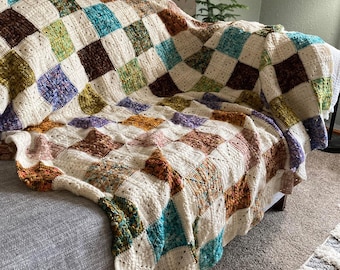HÄKELANLEITUNG x Häkeldecke Muster, Crochet Quilt, Birds of a Feather Decke
