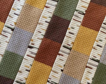 CROCHET PATTERN x Crochet Blanket Pattern, Crochet Quilt, Birch Forest Pattern