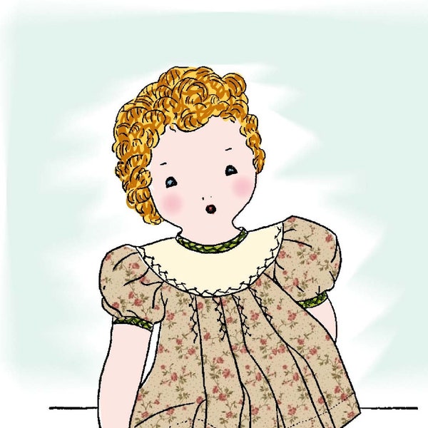 Vintage Edith Flack Ackley Doll Pattern - Baby Doll