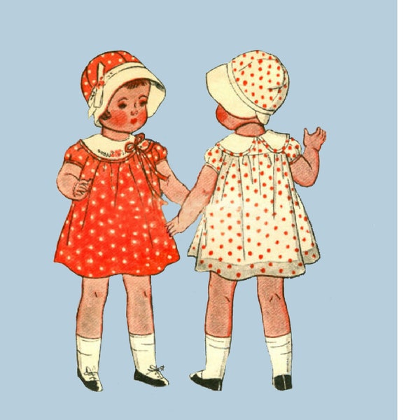 Mccall's 1933 22" Shirley Temple, Patsy Doll Clothes Pattern PDF