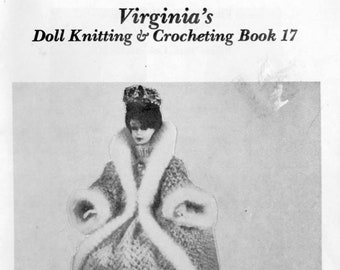 Vintage Virginia's Doll Knitting & crocheting Book 17 by Virginia Lakin - Download