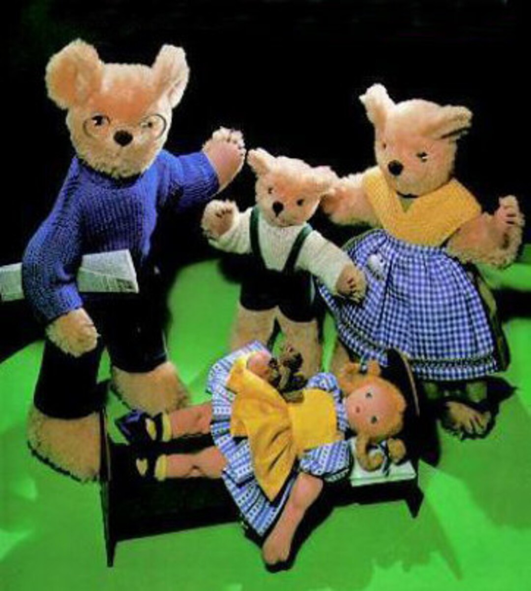 Vintage Goldilocks & the Three Bears - PDF Download - Etsy