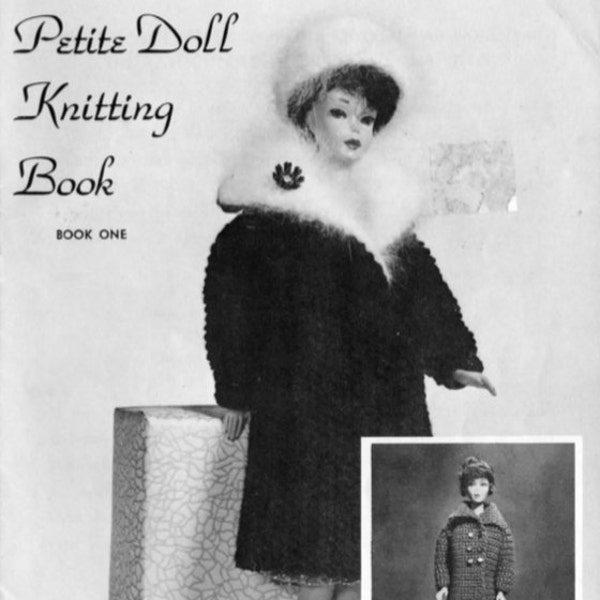 Vintage Teen Doll Knitting Booklet by Virginia Lakin Book One - Download