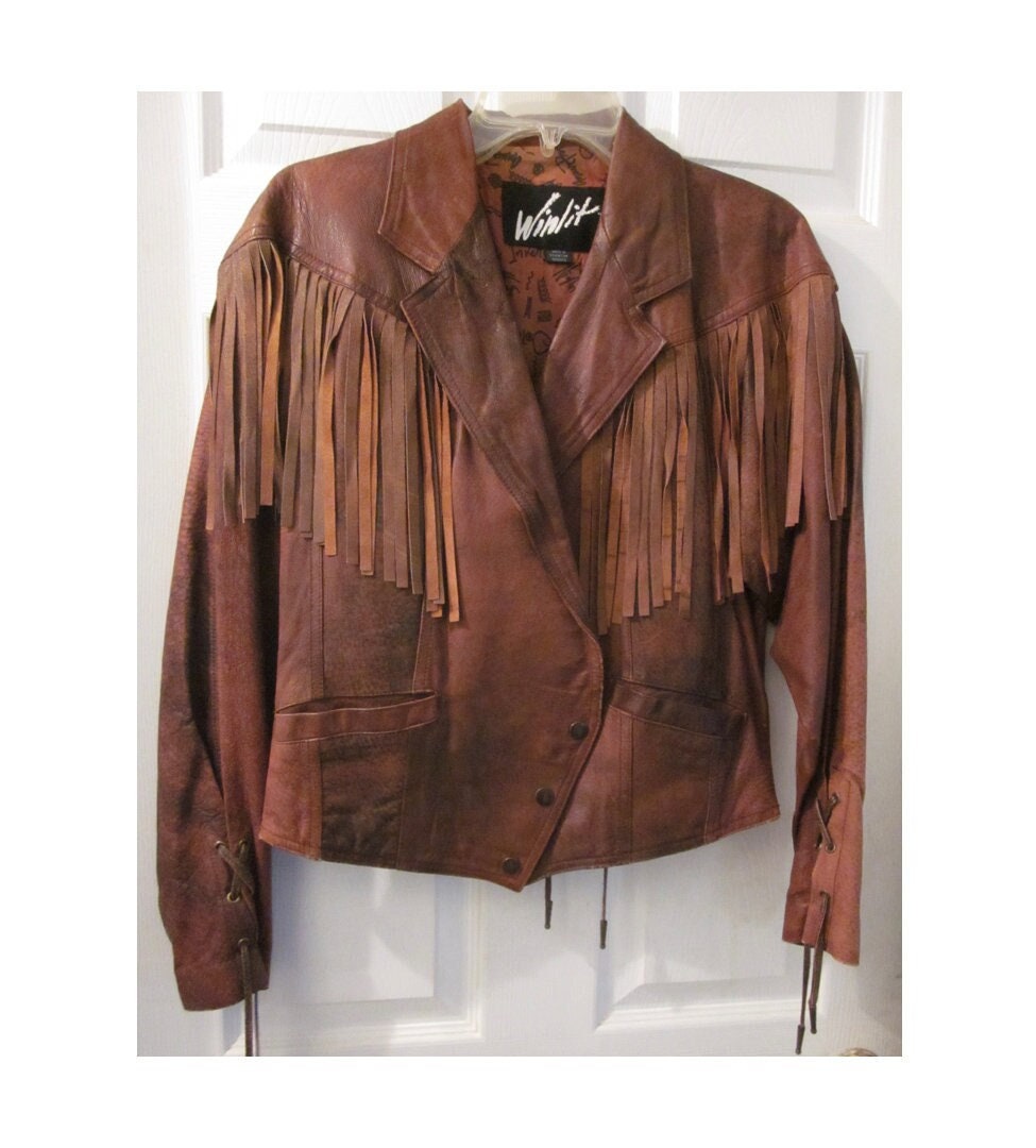 Winlit Fringe Jacket - Etsy
