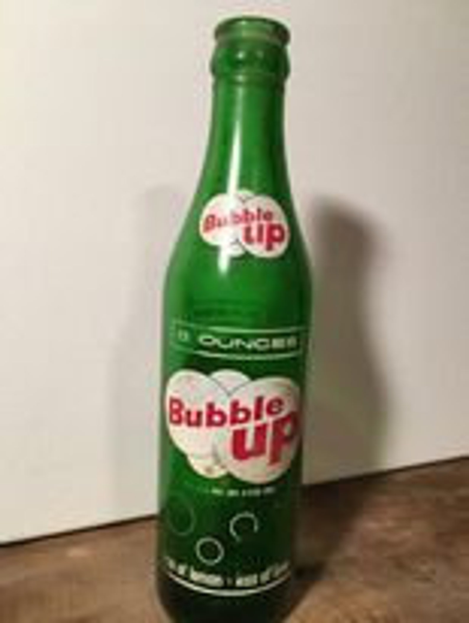 Bubble Up Green soda pop bottle 8 oz 1960s Etsy
