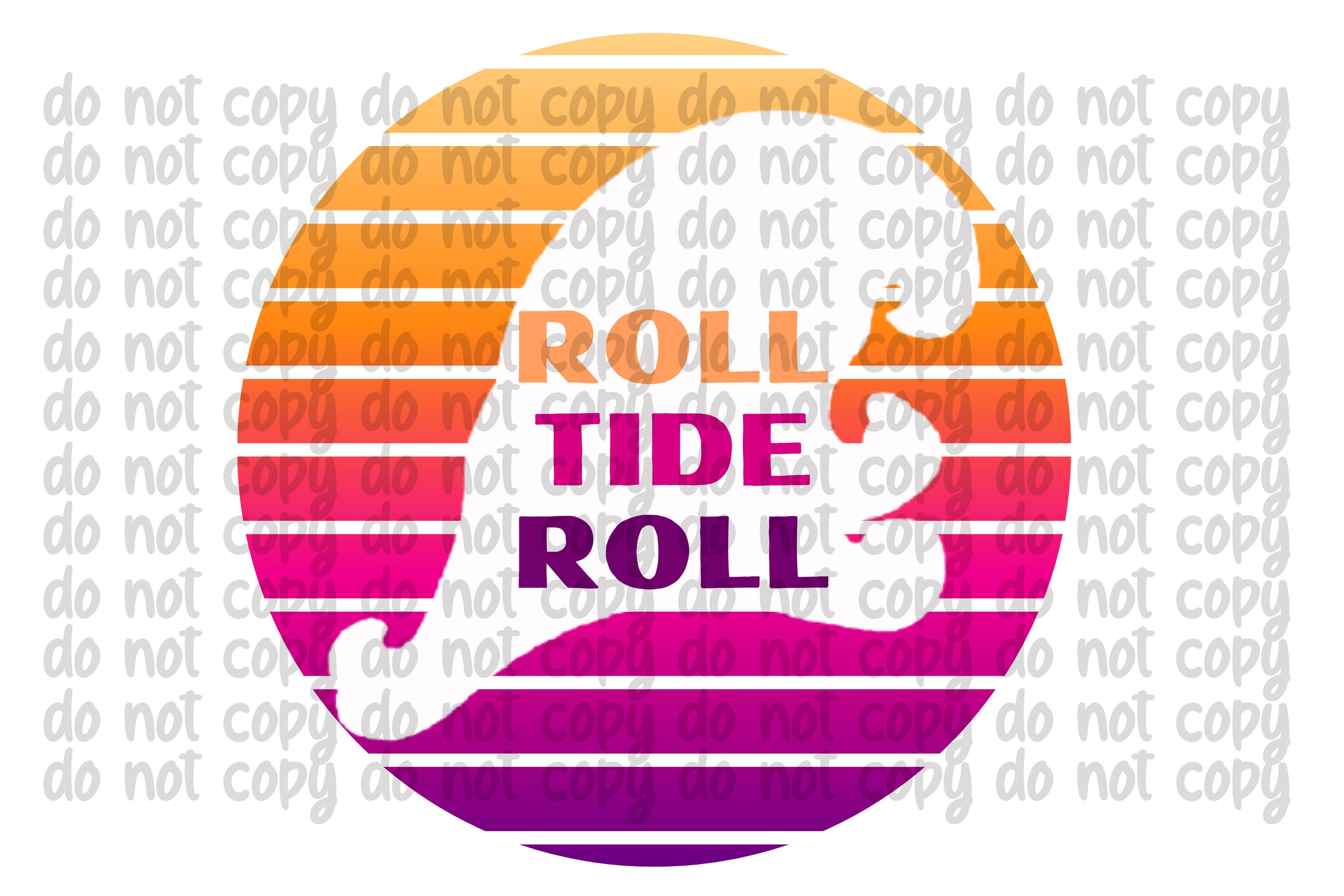 Picayune Maroon Tide Sublimation Download - Etsy UK