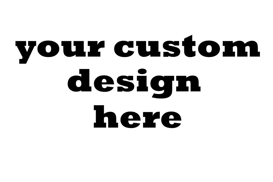 Custom Sublimation Design Etsy