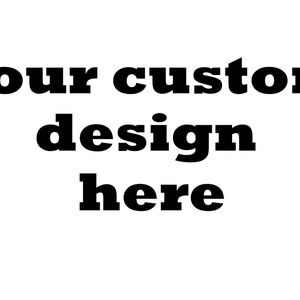 Custom sublimation design
