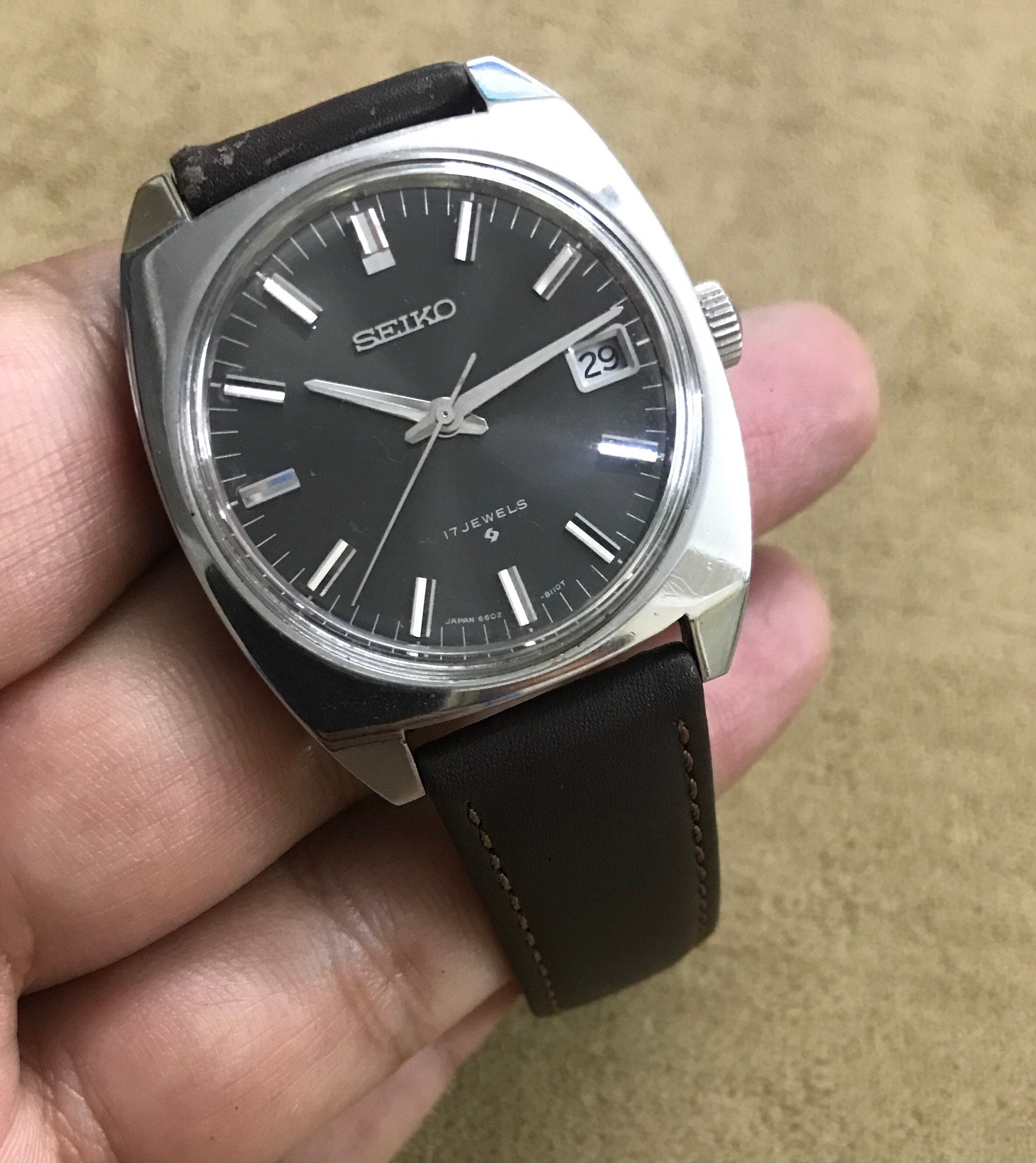 SEIKO 6602-8070 Hand Winding Japan Made Etsy