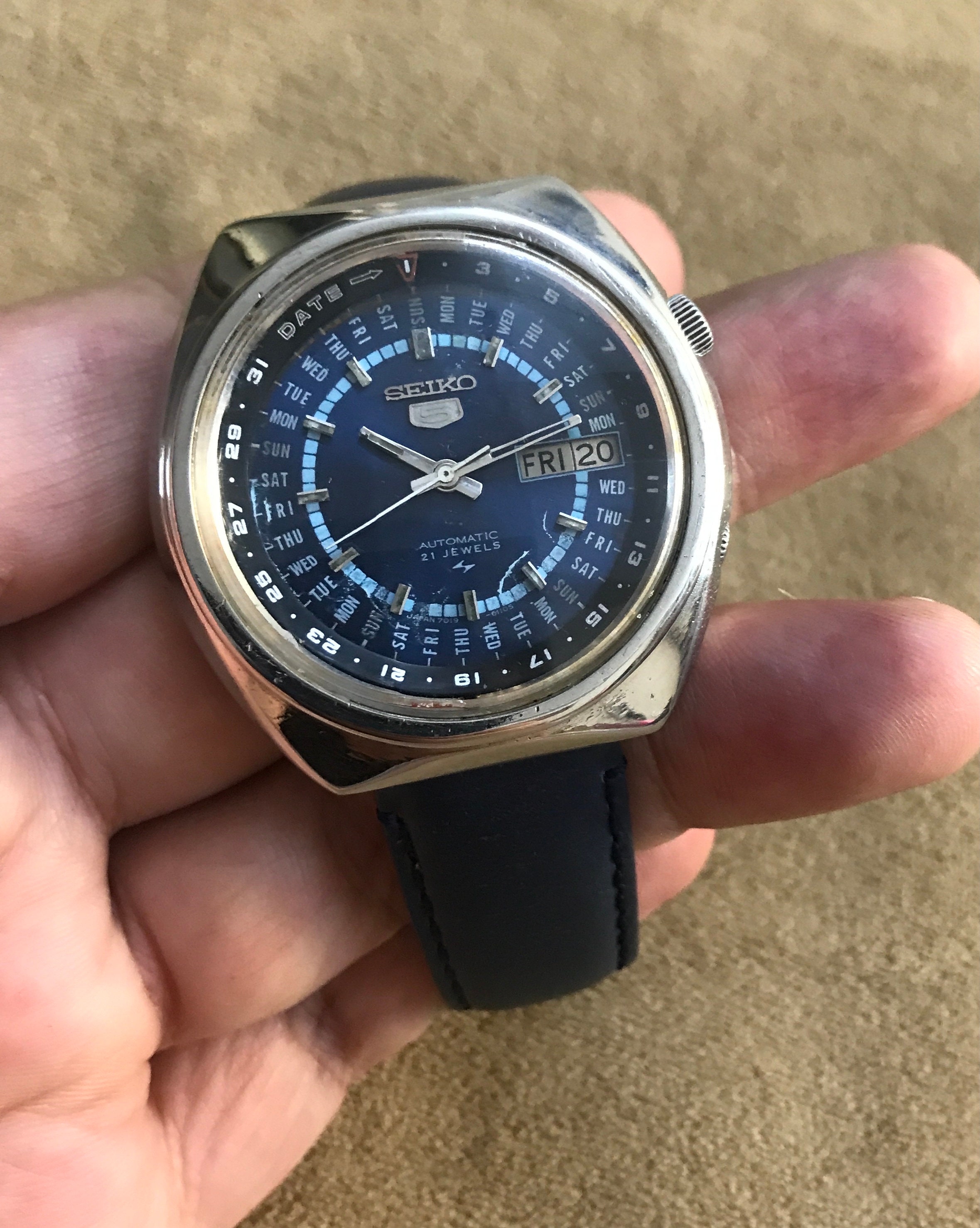 Seiko perpetual calendar clearance vintage