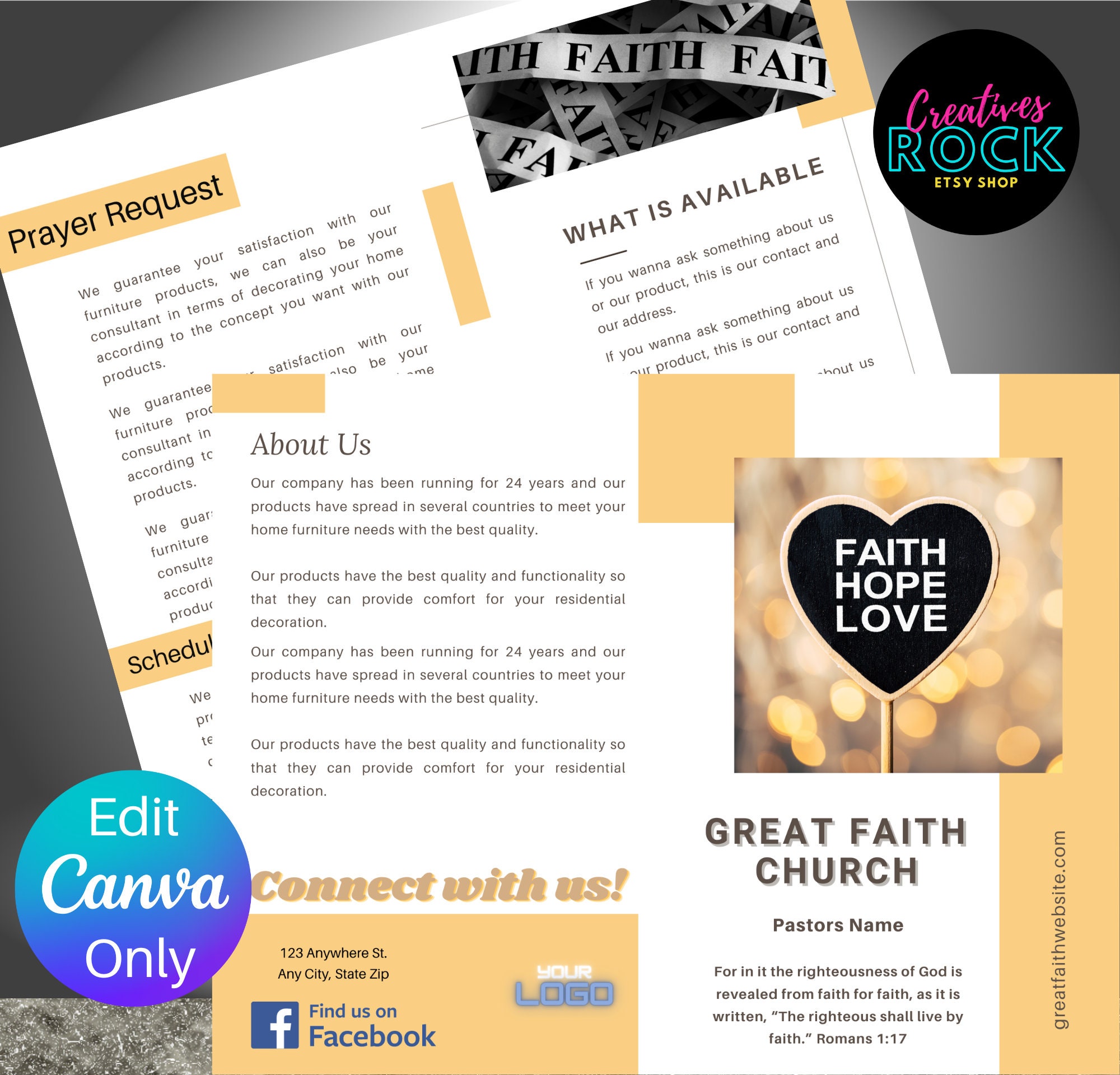 Church Bulletin Template Bifold Template Church Weekly Newsletter