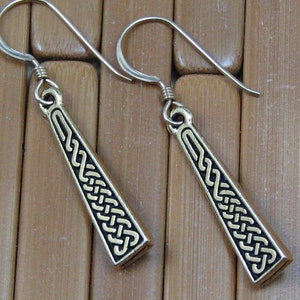 Gold Celtic Knot Earrings on Gold Filled Ear Wires, Celtic Knot Jewelry, Gift for Her