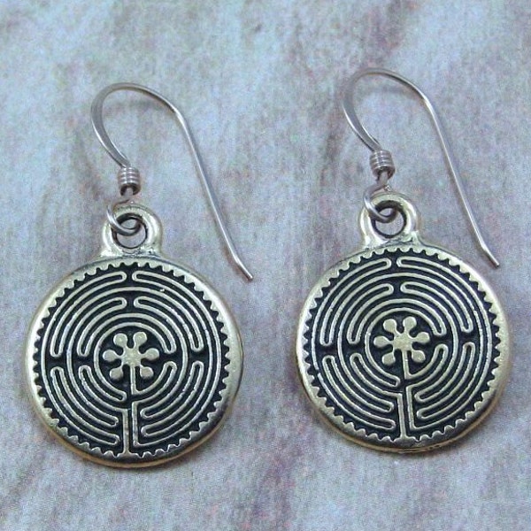 Labyrinth Earrings Etsy