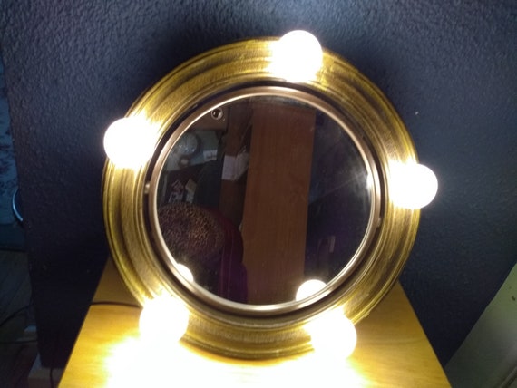 Vintage Light Up Mirror Make, Vanity Mirror Stand Up