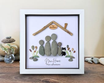 New Home Pebble Picture: Custom Housewarming present