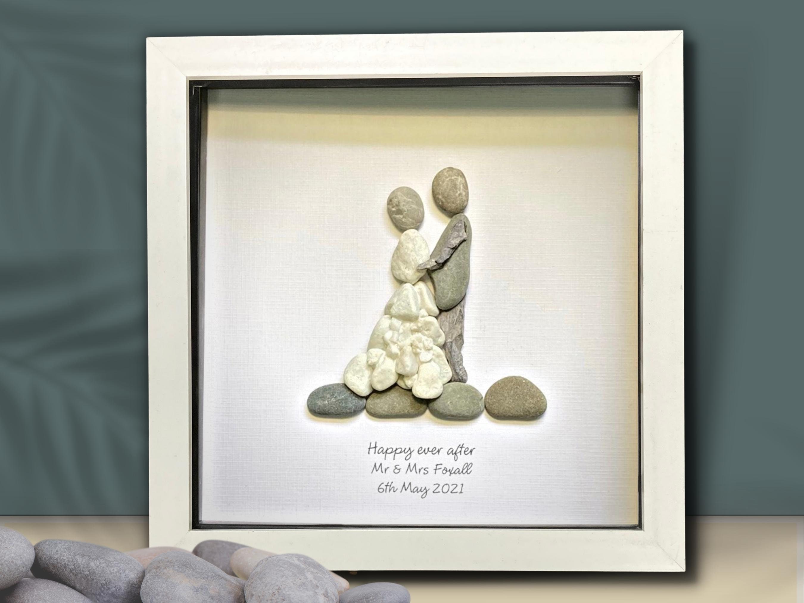 Couple Gift, Gift for Him, Personalised Gifts, Couple Pebble Art, Gift for  Her, Home Gift, Best Valentines Gift Ideas, Gift for Husband 