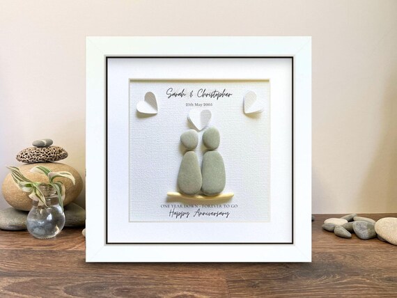 Unique 1st Wedding Anniversary Gift: Personalised Traditional