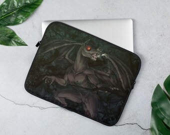 Jersey Devil-laptophoes: neopreen computertas, NJ Folklore Art
