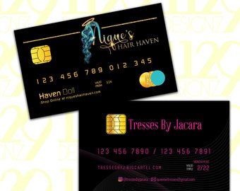 Credit Card Themed Business Card