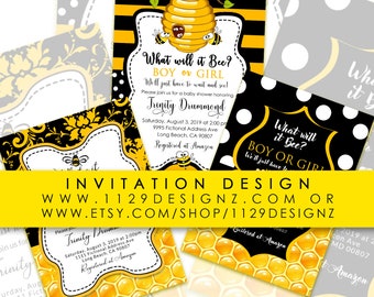 Custom Invitations and Birth Announcements