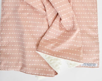 Peony Baby Blanket Pink Floral Minky Baby Blanket Minky Blanket Baby Minky Blanket Baby Blanket Blue Floral Minky Blanket Baby Girl Peonies