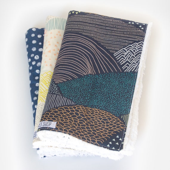 boy burp cloths