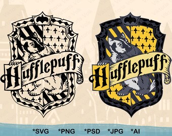 Hufflepuff Crest Etsy