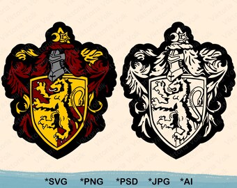 Gryffindor Vector Etsy