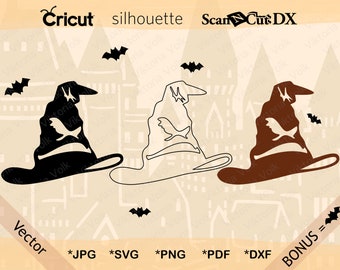 Download Sorting Hat Svg Etsy