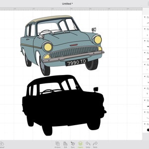 Magic Car SVG Harry Potter Flying Car Cut File Layered by | Etsy