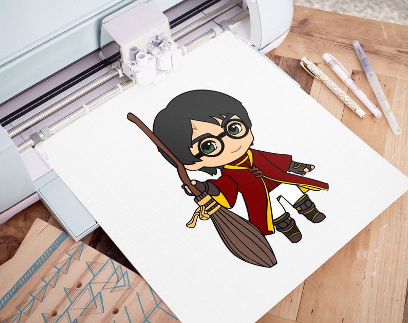 6 Little Harry SVG Bundle Harry School Uniform PNG Cute Wizard Vector Clipart Cute Harry Vector Cut File
