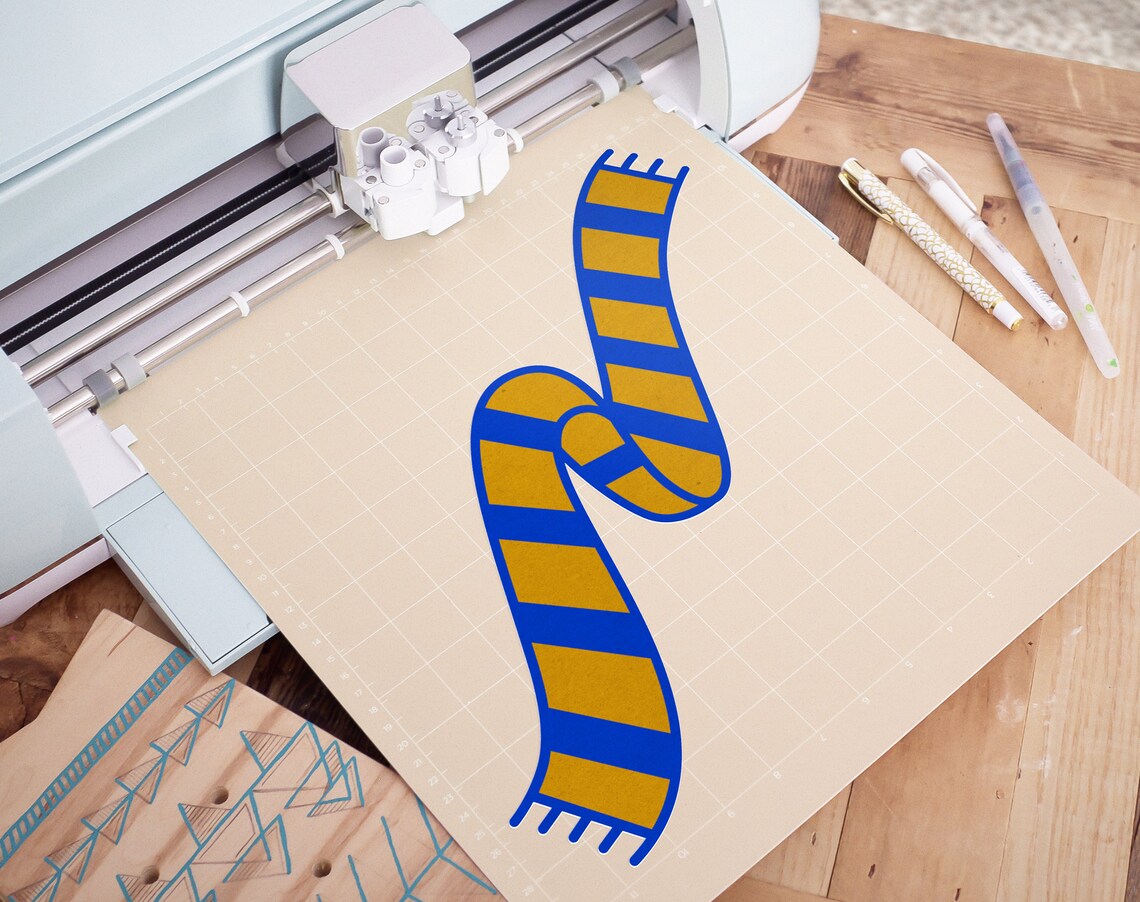 4 Scarfs Clipart Layered SVG Harry Potter Cut Files | Etsy