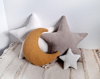 Personalisierter Musikstern – Farbe und Melodie nach Wahl. Musikalischer Mond. Wanddekoration für Babyzimmer. Personalisiertes Geburtsgeschenk