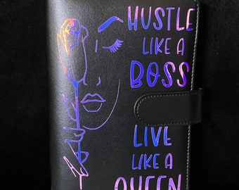 Budget planner binder with 6 cash envelopes - Hustle like A BOSS