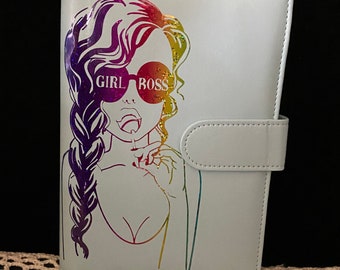 Budget planner binder with 6 cash envelopes - GIRL BOSS