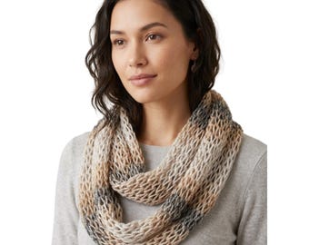 Infinity scarf - Creams, Browns, Grays