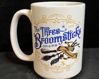 15 oz. Coffee Mug - Three Broomsticks