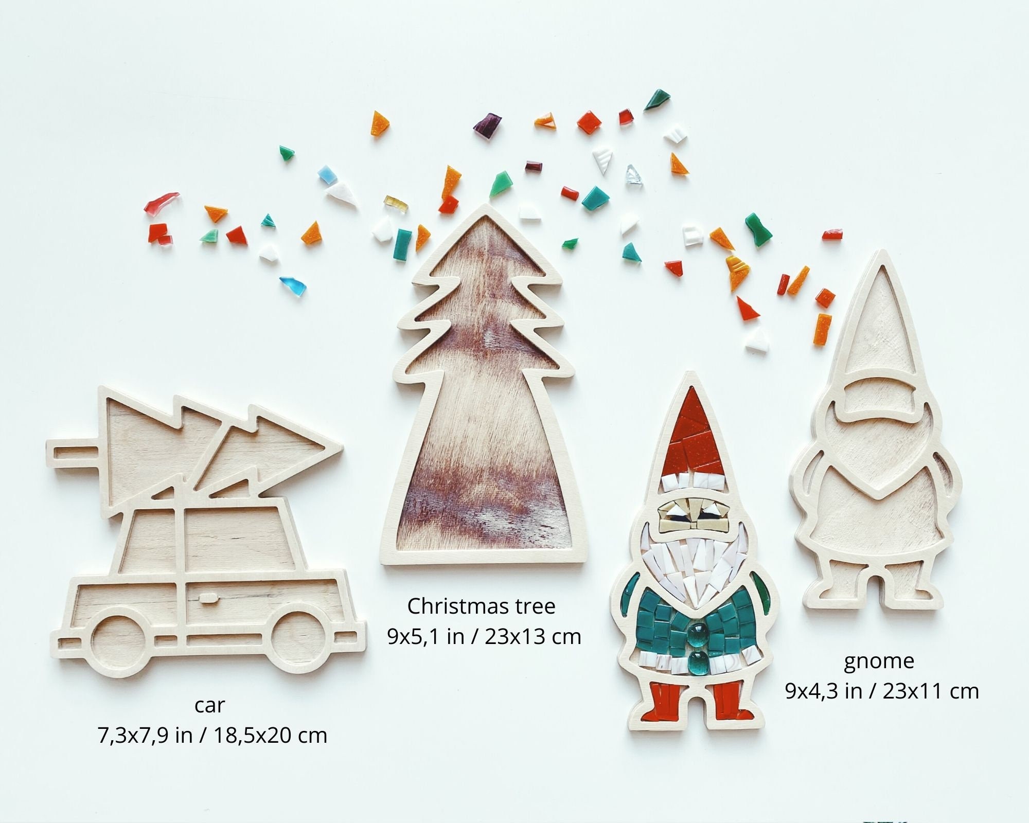 SALE Adult craft kit Christmas mosaic DIY kits for adults Etsy