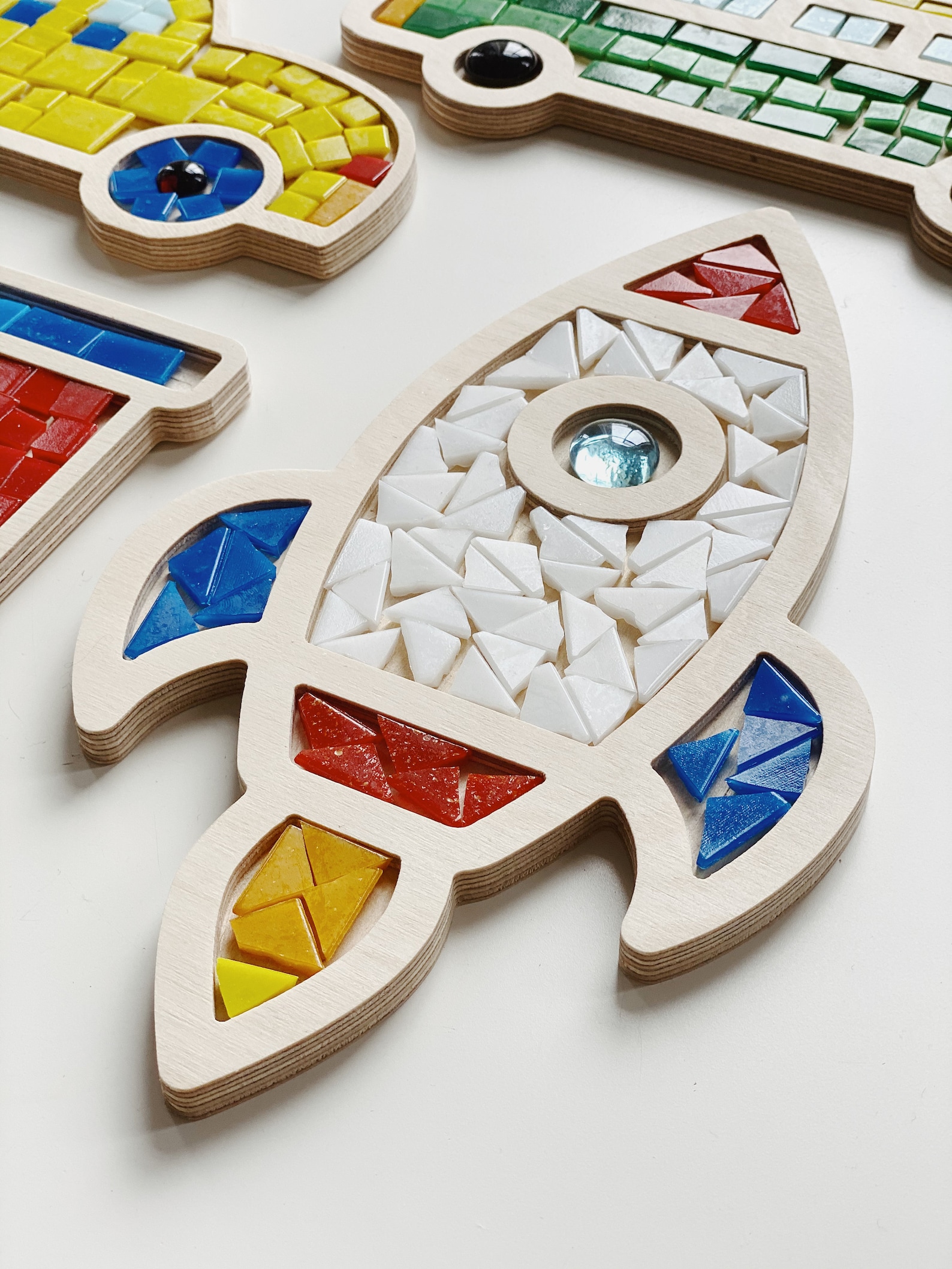 DIY mosaic kits for kids boys birthday activity set cars Etsy